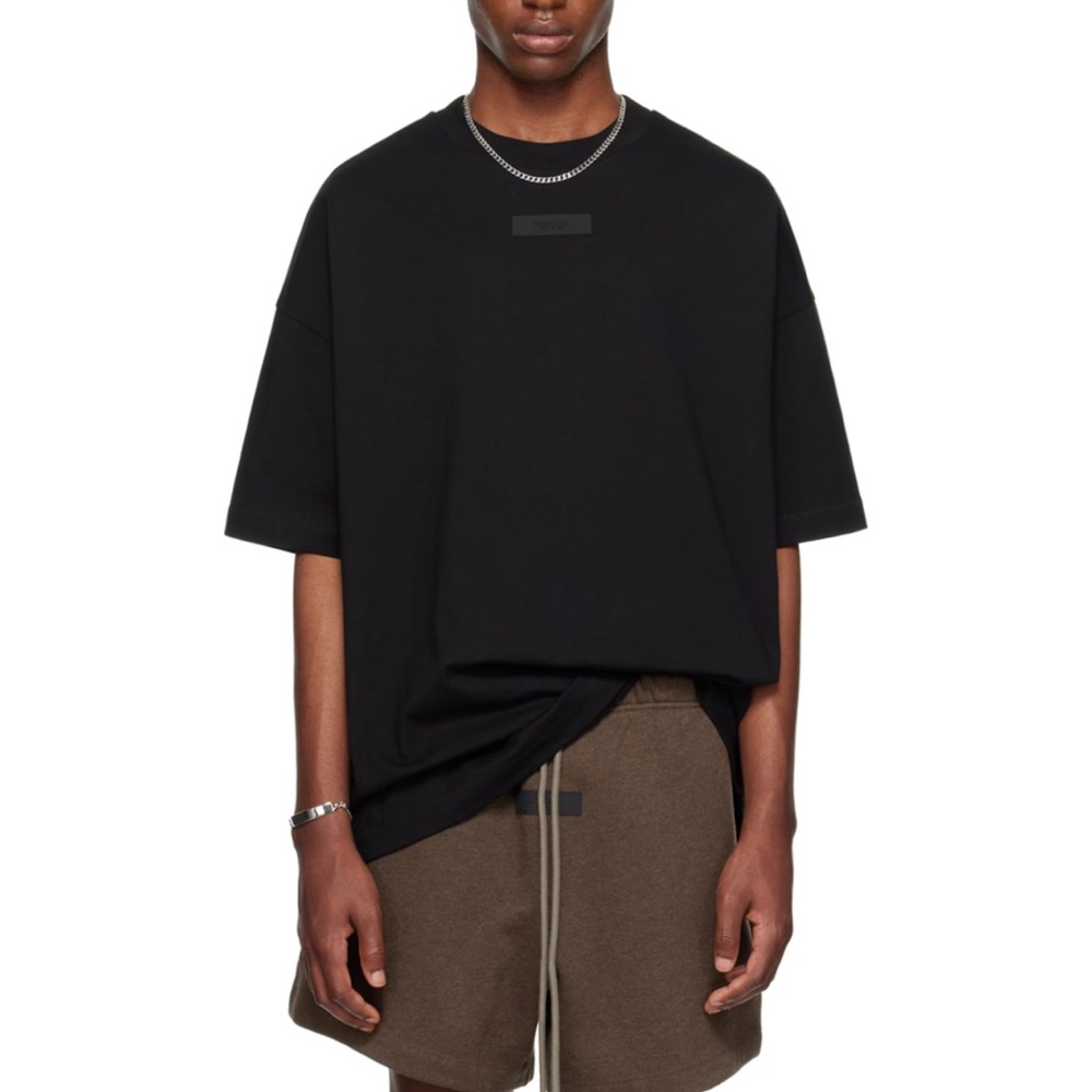 Fear of God Essentials Black Short Sleeve Tee